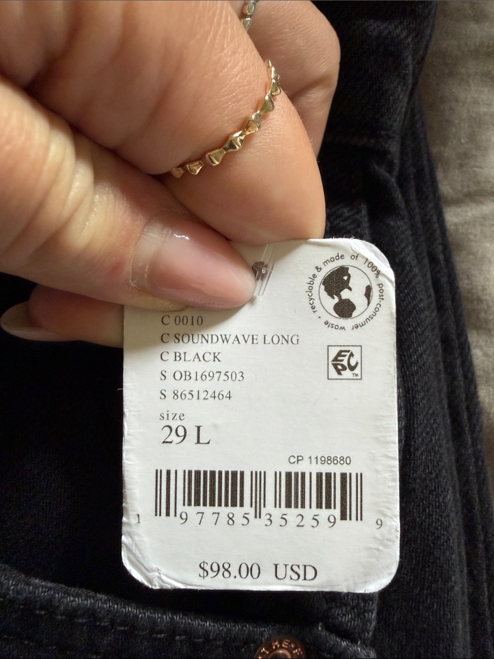 We The Free Good Luck Mid-Rise Barrel Jeans BRAND NEW WITH TAGS - Picture 7 of 7